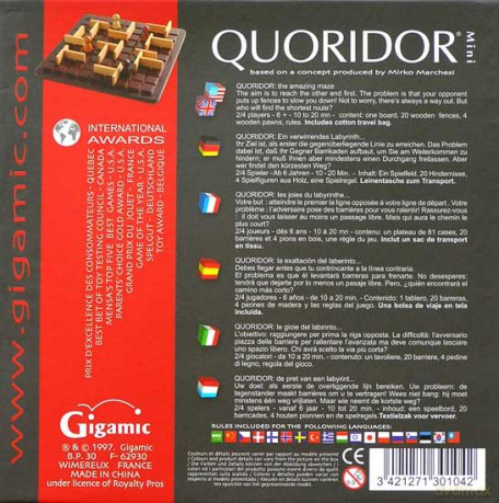 Quoridor Mini [GRA PLANSZOWA]