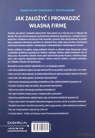 Jak założyć i prowadzić własną firmę - Mućko Przemysław, Sokół Aneta [KSIĄŻKA]