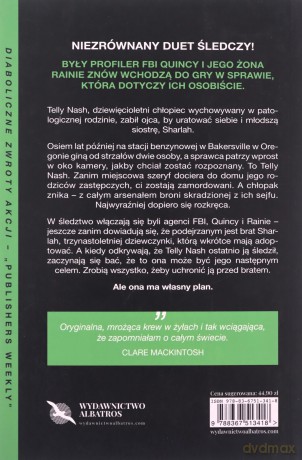 Krok za tobą Cykl z Quincy & Rainie (Tom 3) - Lisa Gardner [KSIĄŻKA]