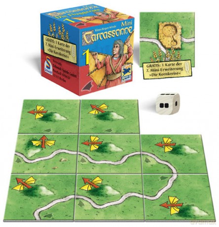 Carcassonne Mini: zestaw 6 dodatków [GRA PLANSZOWA]