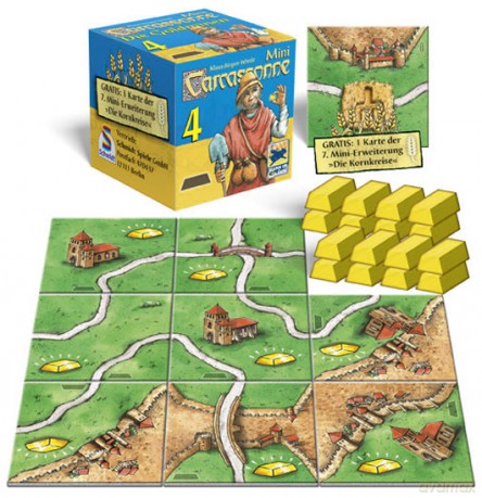Carcassonne Mini: zestaw 6 dodatków [GRA PLANSZOWA]