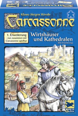 Carcassonne: 1. dodatek - Karczmy i katedry [GRA PLANSZOWA]
