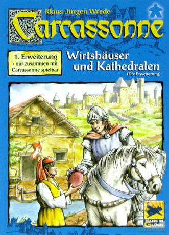 Carcassonne: 1. dodatek - Karczmy i katedry [GRA PLANSZOWA]