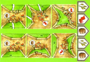 Carcassonne: 2. dodatek - Kupcy i budowniczowie [GRA PLANSZOWA]