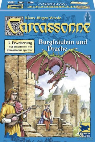 Carcassonne: 3. dodatek - Księżniczka i smok [GRA PLANSZOWA]