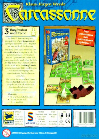 Carcassonne: 3. dodatek - Księżniczka i smok [GRA PLANSZOWA]