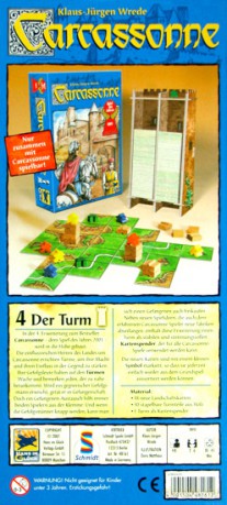 Carcassonne: 4. dodatek - Wieża [GRA PLANSZOWA]