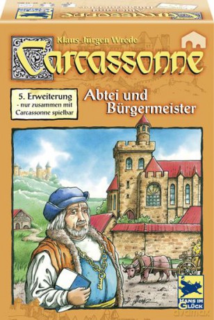 Carcassonne: 5. dodatek - Opactwa i burmistrzowie [GRA PLANSZOWA]