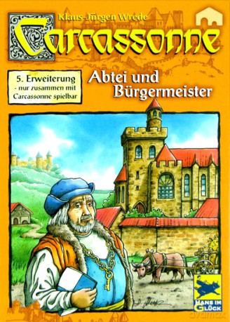 Carcassonne: 5. dodatek - Opactwa i burmistrzowie [GRA PLANSZOWA]