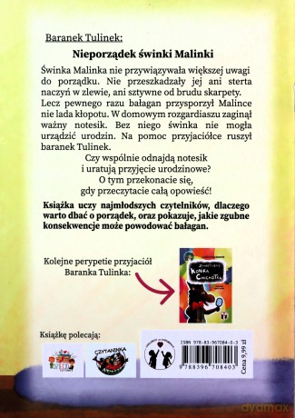 Nieporządek Świnki Malinki - Ewelina Kaczmarek [KSIĄŻKA]