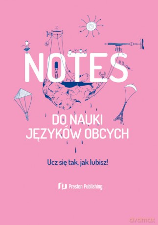 Notes do nauki języków obcych (okładka pudrowy róż) [KSIĄŻKA]