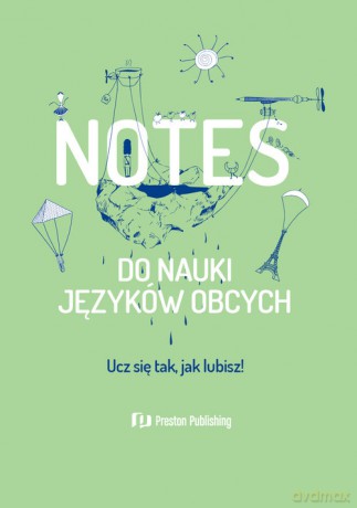 Notes do nauki języków obcych (pistacjowa okładka) [KSIĄŻKA]