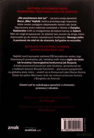 Ostatni szef. Prawdziwa historia najpotężniejszego przywódcy rosyjskiej mafii w Ameryce - Douglas Century [KSIĄŻKA]