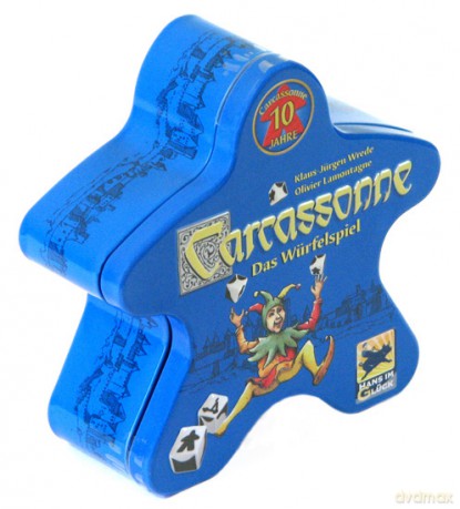 Carcassonne: gra kościana w metalowej puszce [GRA]