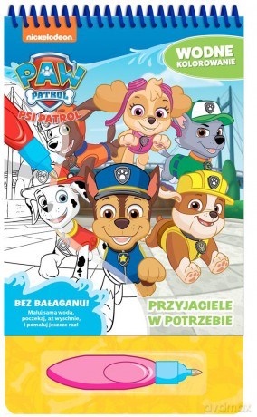 Psi Patrol Wodne kolorowanie Przyjaciele w potrzebie [KSIĄŻKA]