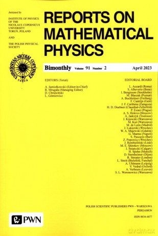 Reports On Mathematical Physics 91/2 - Polska [KSIĄŻKA]