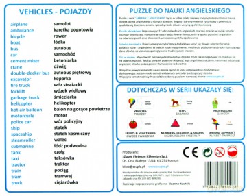 zZuple - nauka angielskiego: Pojazdy [GRA]