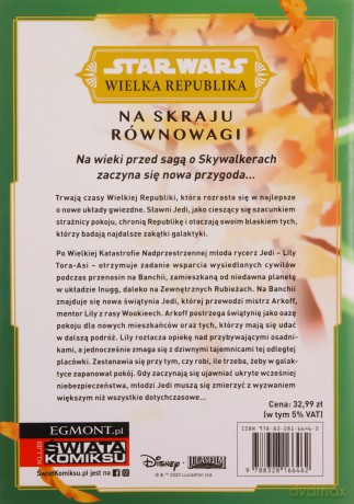 Star Wars Wielka Republika Na skraju równowagi (Tom 1) [KOMIKS]