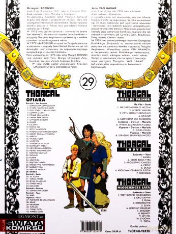 Thorgal Ofiara (Tom 29) - Rosiński Grzegorz, Van Hamme Jean [KOMIKS]