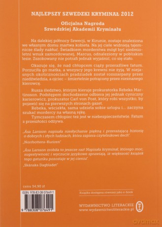 W ofierze Molochowi - Asa Larsson [KSIĄŻKA]