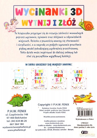 Wycinanki 3D [KSIĄŻKA]