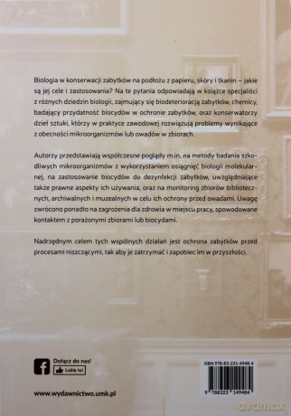 Zabytki biologia konserwacja [KSIĄŻKA]