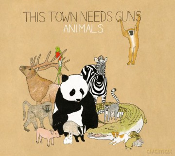 This Town Needs Guns: Animals (Blue/Green Galaxy) [Winyl]