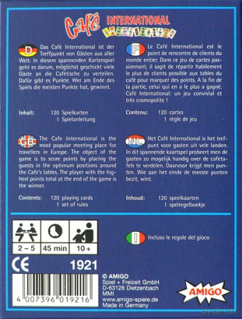 Cafe international - gra karciana [GRA]