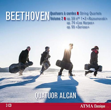 Quatuor Alcan: Beethoven String Quartets Ops 59-75 [3CD]