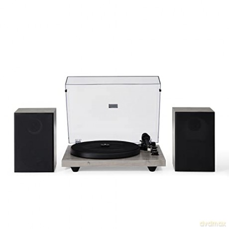 Crosley: C62 Shelf System (Grey) (Now With Bluetooth In)