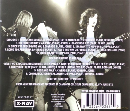 Led Zeppelin: Charlotte 1972 [2CD]