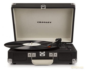 Crosley: Cruiser Plus Portable Turntable (Chalkboard)- Now With Bluetooth Out