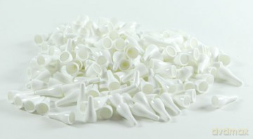 Pionki do gry plastik zwykłe - białe - 100 szt. [GRA PLANSZOWA]
