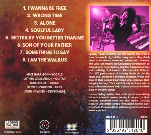 Spooky Tooth: Live 1970 [CD]