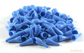 Pionki do gry plastik zwykłe - niebieskie - 100 szt. [GRA PLANSZOWA]