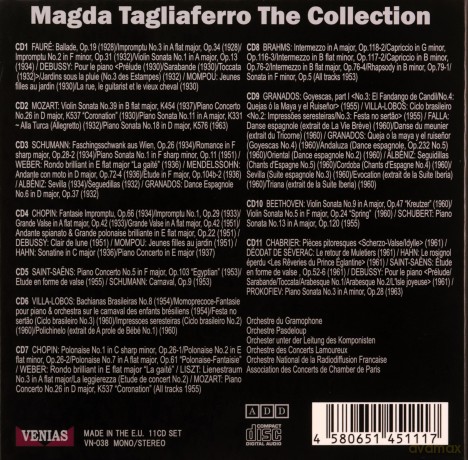 Magda Tagliaferro: Tagliaferro Collection [CD]