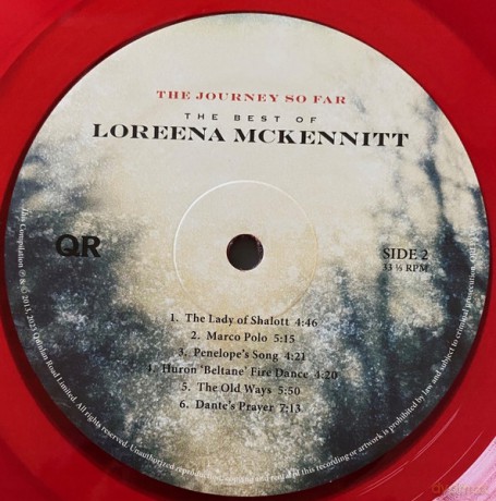Loreena Mckennitt: The Journey So Far-The Best Of Loreena Mckennitt (Transparent Red) [Winyl]
