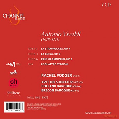 Rachel Podger: Vivaldi: Concertos [CD]