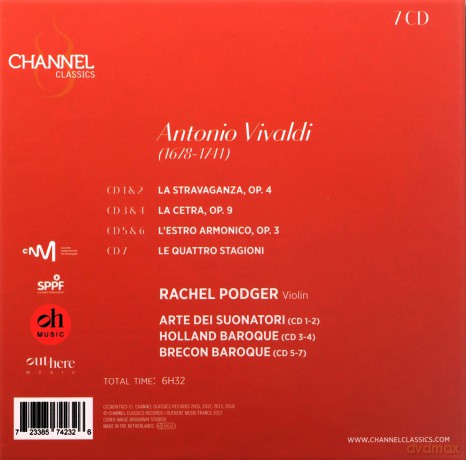 Rachel Podger: Vivaldi: Concertos [CD]
