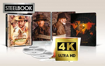 Indiana Jones and the Last Crusade (steelbook) [Blu-Ray 4K]+[Blu-Ray]