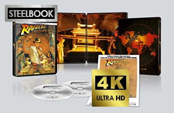 Indiana Jones and the Raiders of the Lost Ark (steelbook) [Blu-Ray 4K]+[Blu-Ray]