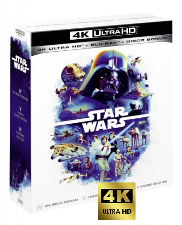 Star Wars: Trilogy IV-VI [Blu-Ray 4K]+[Blu-Ray]