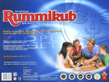 Rummikub Oryginalny [GRA PLANSZOWA]