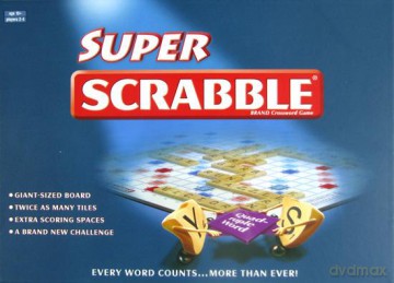 Scrabble Super (wersja angielska) [GRA PLANSZOWA]
