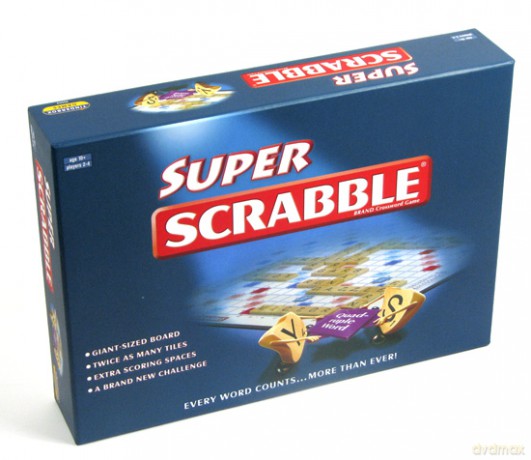 Scrabble Super (wersja angielska) [GRA PLANSZOWA]