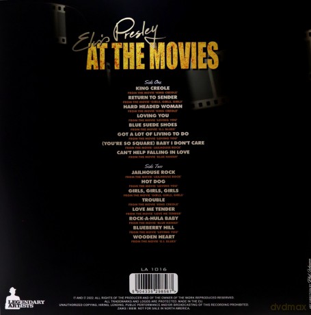 Elvis Presley: At The Movies (Legendary Artists) [Winyl]