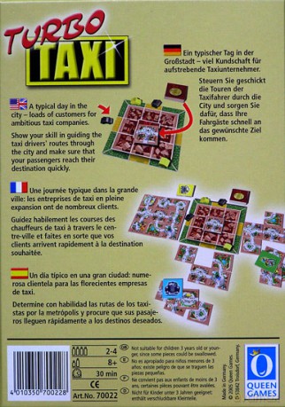 Turbo Taxi (edycja polska) [GRA PLANSZOWA]