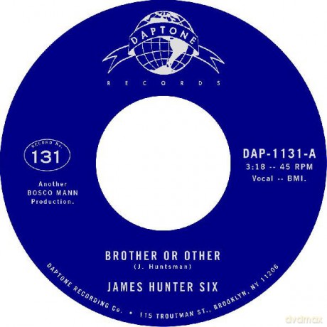 James Hunter Six: Brother Or Other/Never [Winyl]