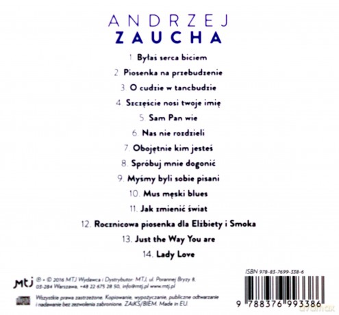 Andrzej Zaucha: ByłaŚ Serca Biciem (Antologia Polskiej Muzyki) [CD]