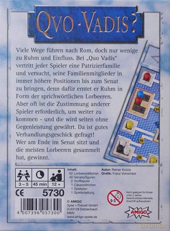 Quo Vadis [GRA PLANSZOWA]